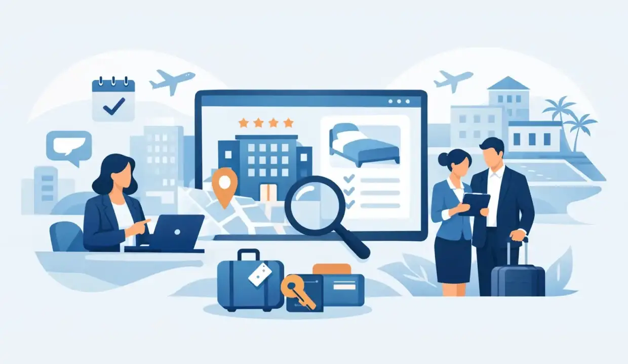 Company Booking Accommodation Process Explained