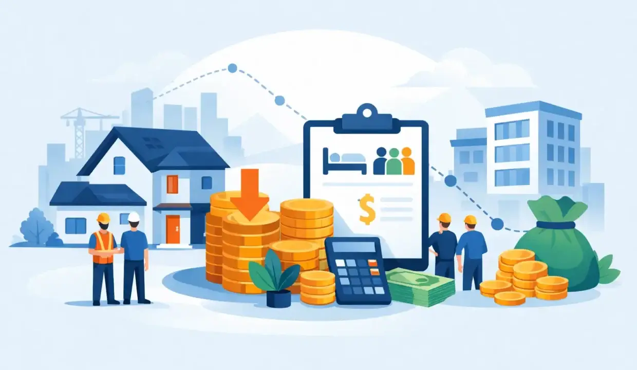 Contractor Housing Cost Savings Example for Teams