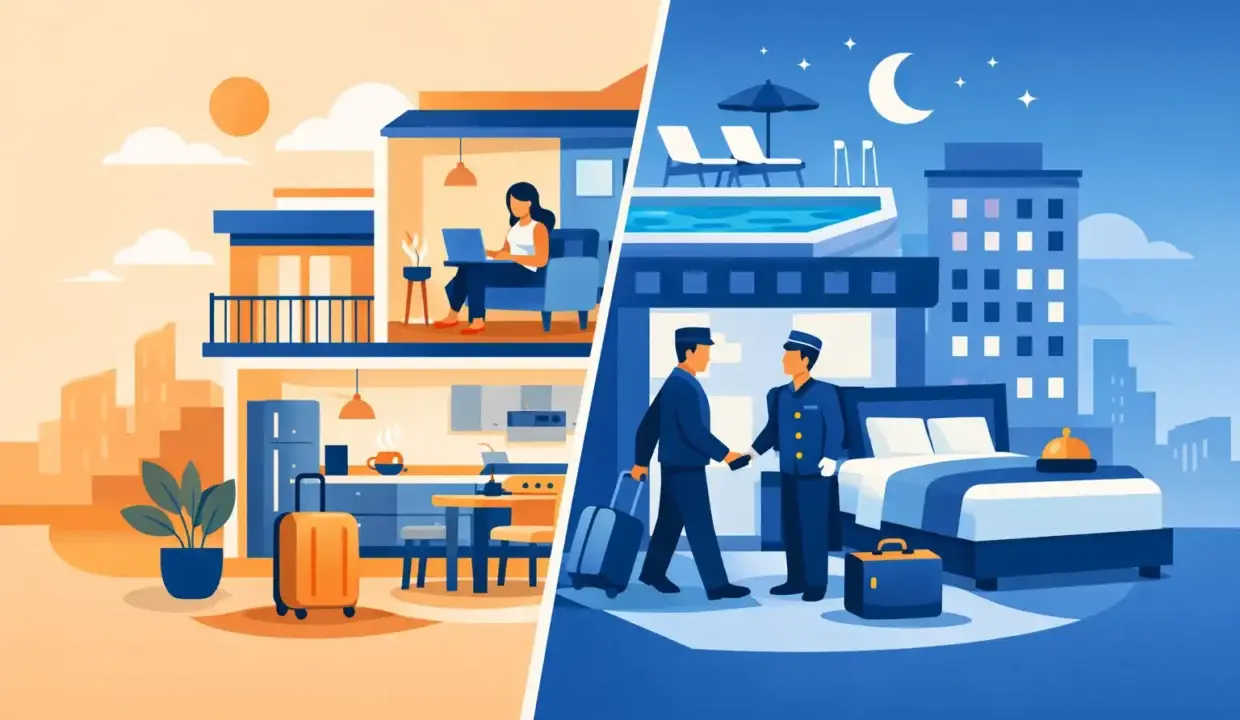 Aparthotels Versus Hotels for Longer Stays