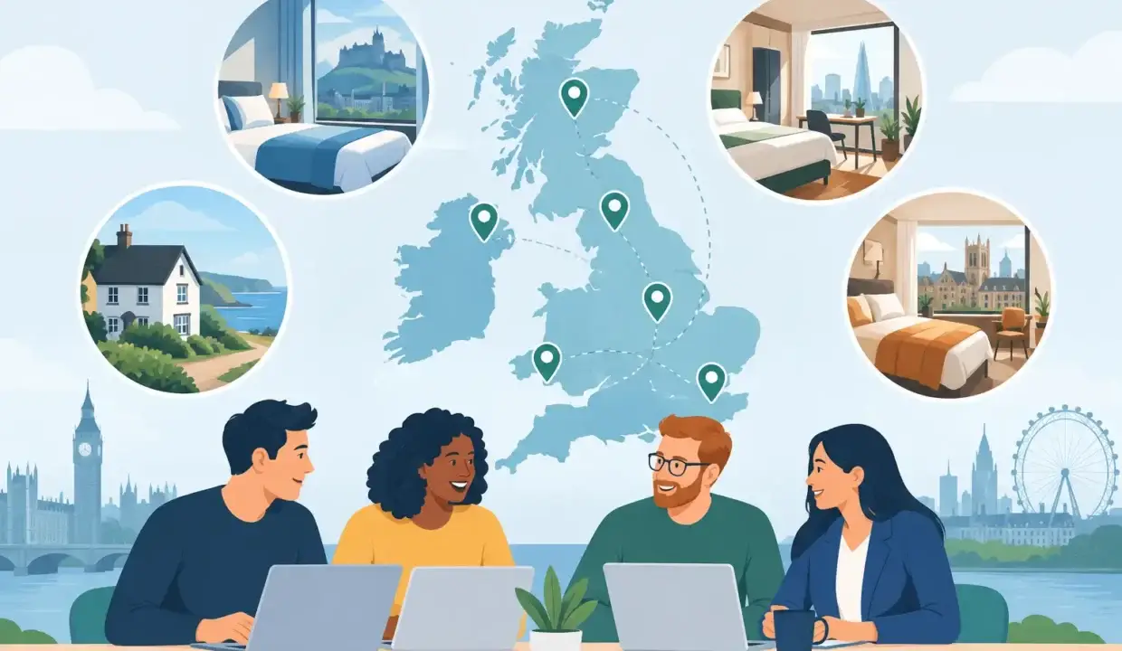 Multi Location Accommodation Guide for UK Teams